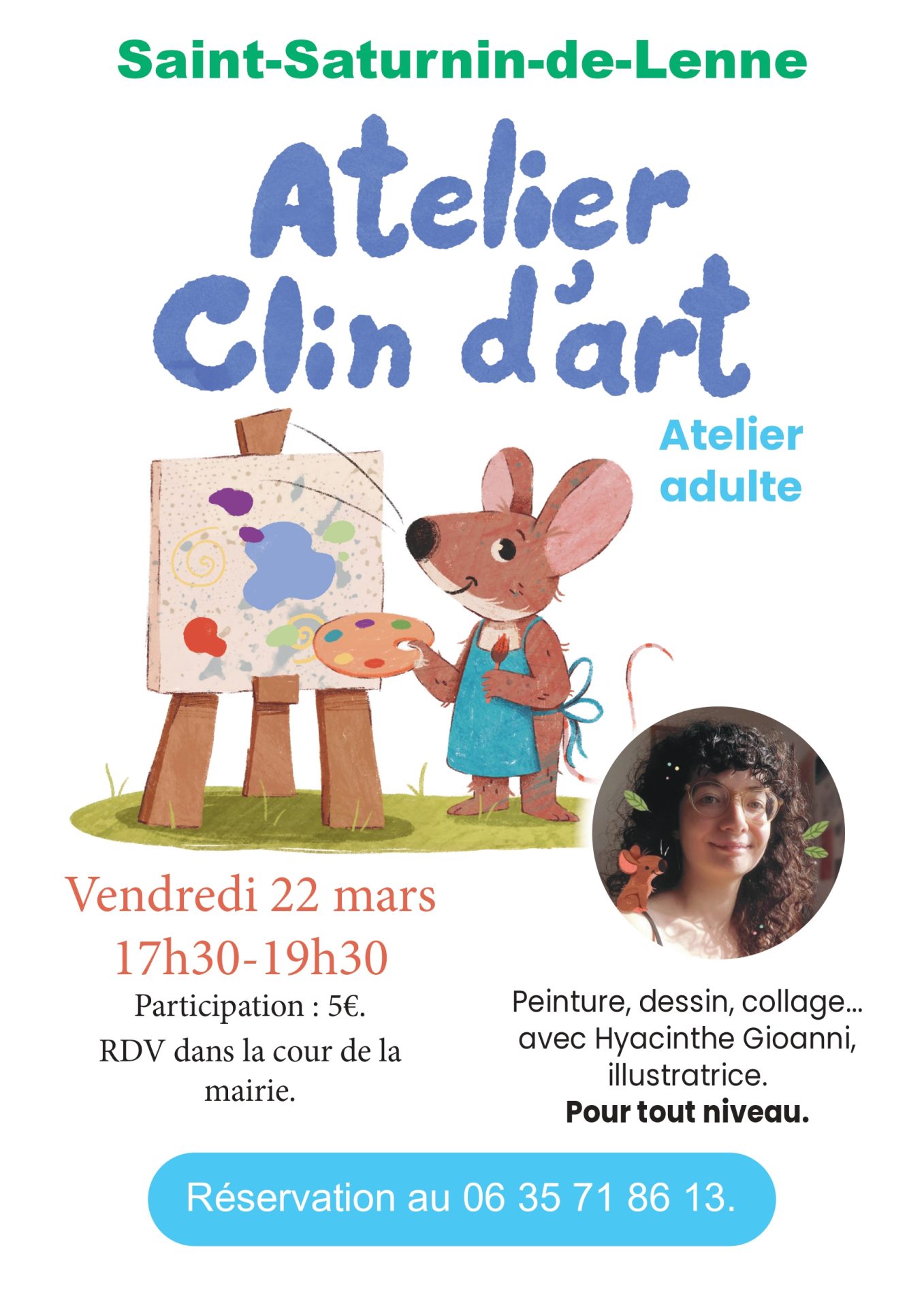 Lire la suite à propos de l’article Atelier Clin d’art